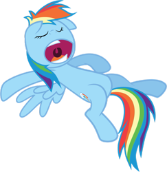 Size: 881x906 | Tagged: safe, artist:pdpie, imported from derpibooru, rainbow dash, pony, sleepless in ponyville, female, on back, simple background, sleeping, solo, transparent background, vector