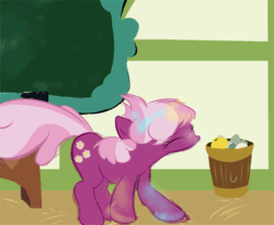 Size: 638x525 | Tagged: safe, artist:frist44, edit, imported from derpibooru, cheerilee, earth pony, pony, animated, cheerilee-s-chalkboard, extreme speed animation, female, gif, mare, seizure warning