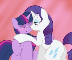 Size: 1280x1067 | Tagged: dead source, safe, artist:kryptchild, imported from derpibooru, rarity, twilight sparkle, blushing, butt, dusk shine, elushine, elusive, gay, male, plot, rarilight, rule 63, shipping, trap