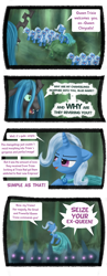 Size: 1020x2640 | Tagged: safe, artist:php13, imported from derpibooru, queen chrysalis, trixie, ask, askchrysalis, tumblr