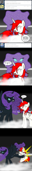 Size: 600x3200 | Tagged: safe, artist:dekomaru, imported from derpibooru, oc, oc only, oc:jupiter, oc:nyx, oc:venus, alicorn, pony, tumblr:ask twixie, ask, bucking, comic, female, magic, mare, tumblr