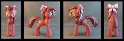 Size: 1196x400 | Tagged: safe, artist:krowzivitch, imported from derpibooru, oc, oc only, pony, custom, customized toy, irl, photo, redribbon, sculpture, solo, toy
