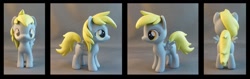 Size: 1101x350 | Tagged: safe, artist:krowzivitch, imported from derpibooru, derpy hooves, pony, custom, customized toy, female, filly, irl, photo, sculpture, solo, toy