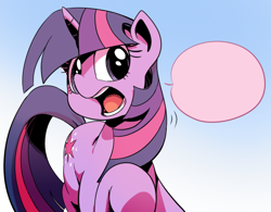 Size: 670x523 | Tagged: safe, artist:sunibee, imported from derpibooru, twilight sparkle, pony, exploitable, female, solo, speech bubble, template