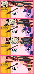 Size: 650x1400 | Tagged: safe, artist:mixermike622, imported from derpibooru, twilight sparkle, oc, oc:fluffle puff, tumblr:ask fluffle puff, ask, comic, computer, dan, dan vs, dan vs fim, tumblr