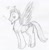 Size: 900x916 | Tagged: safe, artist:enigmaticfrustration, imported from derpibooru, oc, oc only, oc:charger, pony, goatee, shadowbolts, sketch