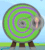 Size: 434x480 | Tagged: safe, imported from derpibooru, meadow flower, animated, daily dose, dizzitron, female, seizure warning, spinning