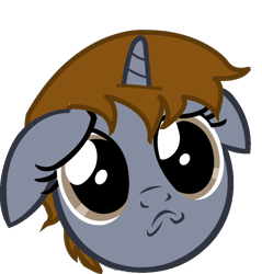 Size: 800x836 | Tagged: safe, artist:slowlearner46, imported from derpibooru, oc, oc only, oc:littlepip, pony, unicorn, fallout equestria, bust, fallout, fanfic, fanfic art, female, floppy ears, horn, mare, portrait, pouting, show accurate, simple background, solo, transparent background