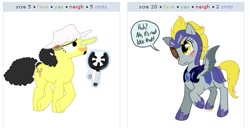 Size: 537x275 | Tagged: safe, imported from derpibooru, derpy hooves, pegasus, pony, derpibooru, exploitable meme, female, juxtaposition, juxtaposition win, mare, night guard, one piece, usopp