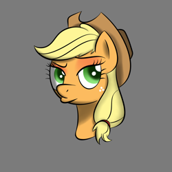 Size: 1000x1000 | Tagged: safe, artist:terra-aquis, imported from derpibooru, applejack, duckface