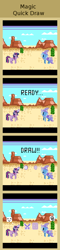 Size: 440x1820 | Tagged: safe, artist:zztfox, imported from derpibooru, trixie, twilight sparkle, comic, pixel art