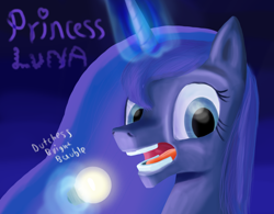 Size: 1722x1342 | Tagged: safe, artist:superlagg, imported from derpibooru, princess luna, pony, eating, female, lightbulb, solo