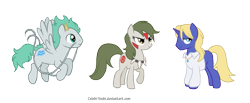 Size: 1279x526 | Tagged: safe, artist:dawnfire, imported from derpibooru, haku, hayao miyazaki, howl, howl's moving castle, ponified, princess mononoke, san, simple background, spirited away, studio ghibli, transparent background