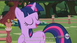 Size: 1920x1080 | Tagged: safe, imported from derpibooru, screencap, twilight sparkle, magic duel, youcap dump, youtube caption