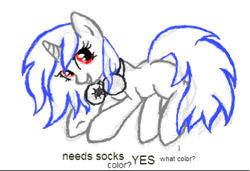 Size: 404x276 | Tagged: safe, imported from derpibooru, dj pon-3, vinyl scratch, blank flank, flockdraw