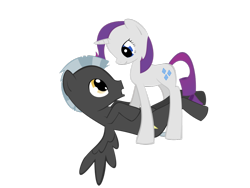 Size: 1032x774 | Tagged: safe, artist:soupinsanity, imported from derpibooru, rarity, thunderlane, female, male, rarilane, shipping, simple background, straight, transparent background