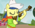 Size: 396x328 | Tagged: safe, imported from derpibooru, screencap, fiddlesticks, earth pony, pony, apple family reunion, season 3, apple family member, background pony, clothes, cowboy hat, cropped, eyes closed, female, hat, mare, musical instrument, shirt, solo, stetson, violin