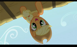 Size: 1680x1028 | Tagged: safe, imported from derpibooru, screencap, applejack, apple family reunion, youtube caption