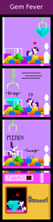 Size: 440x1820 | Tagged: safe, artist:zztfox, imported from derpibooru, rarity, comic, crane game, kirby, kirby (series), kirby's adventure, pixel art