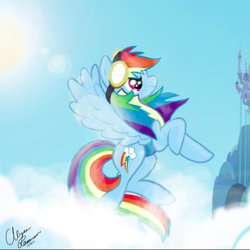 Size: 567x566 | Tagged: safe, artist:konjulove, imported from derpibooru, rainbow dash, wonderbolt trainee uniform