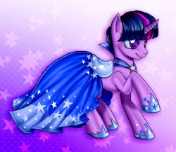 Size: 2754x2386 | Tagged: safe, artist:madelezabeth, imported from derpibooru, twilight sparkle, pony, unicorn, clothes, dress, female, gala, gala dress, solo, unicorn twilight