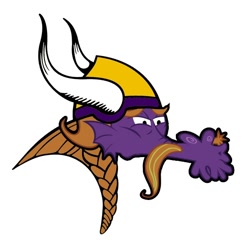 Size: 600x600 | Tagged: safe, artist:doctorxfizzle, imported from derpibooru, steven magnet, american football, minnesota vikings, nfl