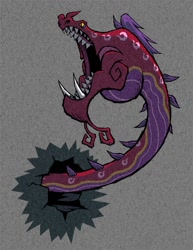 Size: 771x1000 | Tagged: safe, artist:dalapony, imported from derpibooru, quarray eel, floormaster, nintendo, style emulation, the legend of zelda, the legend of zelda: the wind waker, wallmaster