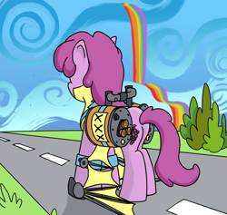 Size: 4184x3968 | Tagged: safe, artist:dontaskforcookie, imported from derpibooru, berry punch, absurd resolution, wings, wonderbolt trainee uniform