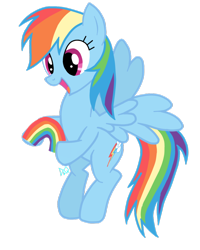 Size: 800x1000 | Tagged: safe, imported from derpibooru, rainbow dash, pony, female, happy, rainbow, simple background, solo, transparent background, vector