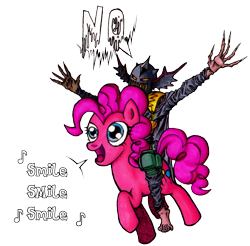 Size: 1377x1354 | Tagged: safe, artist:darkone10, imported from derpibooru, pinkie pie, crossover, judge dredd, judge fear