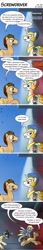 Size: 480x2790 | Tagged: safe, artist:conicer, imported from derpibooru, derpy hooves, doctor whooves, time turner, pony, unicorn, comic, g4, royal guard, sonic screwdriver, speech bubble