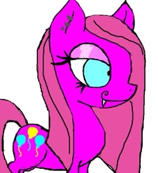 Size: 639x701 | Tagged: safe, artist:roxyrouge187, imported from derpibooru, pinkie pie, fangs, piercing, pinkamena diane pie