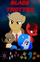 Size: 600x927 | Tagged: safe, imported from derpibooru, blade runner, crossover, harrison ford, ponified