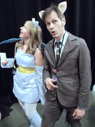 Size: 3000x4000 | Tagged: artist needed, safe, artist:vulpine-jessica, imported from derpibooru, derpy hooves, doctor whooves, time turner, human, bronycon, bronycon 2012, convention, cosplay, irl, irl human, photo