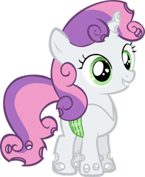 Size: 809x988 | Tagged: safe, imported from derpibooru, sweetie belle, changeling, changelingified, female, filly, simple background, solo, transparent background, vector