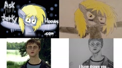 Size: 1750x972 | Tagged: safe, artist:cindy, imported from derpibooru, oc, oc only, oc:jerky hooves, harry potter, harry potter (series)