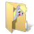 Size: 256x256 | Tagged: safe, imported from derpibooru, derpy hooves, pegasus, pony, computer icon, female, folder, mare, underp, webcore