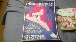 Size: 1280x722 | Tagged: safe, artist:tygerbug, imported from derpibooru, pinkie pie, andrea libman, autograph, photo, poster