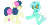 Size: 1000x500 | Tagged: safe, artist:robynne, imported from derpibooru, bon bon, lyra heartstrings, animated, bipedal, dancing, female, lyrabon