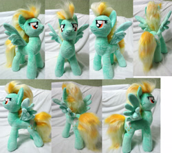 Size: 2798x2500 | Tagged: safe, artist:rens-twin, imported from derpibooru, lightning dust, pony, irl, photo, plushie, solo