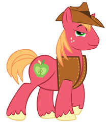 Size: 4695x5438 | Tagged: safe, artist:sofunnyguy, imported from derpibooru, big macintosh, earth pony, pony, absurd resolution, bedroom eyes, male, stallion