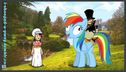 Size: 658x373 | Tagged: safe, edit, editor:i-shooped-a-pwny, imported from derpibooru, rainbow dash, amazing horse, mr weebl, weebles stuff