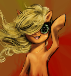 Size: 1666x1777 | Tagged: safe, artist:klalaskaxd, imported from derpibooru, applejack, earth pony, pony, female, solo