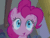 Size: 664x510 | Tagged: safe, imported from derpibooru, screencap, pinkie pie, pony, bridle gossip, animated, cropped, female, solo, spooky