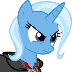 Size: 5000x5000 | Tagged: safe, artist:racefox, imported from derpibooru, trixie, pony, unicorn, magic duel, absurd resolution, alicorn amulet, female, mare, simple background, solo, transparent background, vector