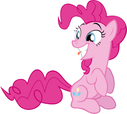 Size: 3276x2948 | Tagged: safe, artist:acer-rubrum, imported from derpibooru, pinkie pie, pony, female, simple background, solo, squee, transparent background, vector