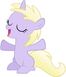 Size: 6000x7000 | Tagged: safe, artist:derpwave, imported from derpibooru, dinky hooves, pony, absurd resolution, female, simple background, solo, transparent background, vector