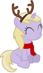 Size: 2631x4398 | Tagged: safe, artist:axemgr, imported from derpibooru, dinky hooves, pony, christmas, female, simple background, solo, transparent background, vector