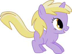 Size: 4041x3013 | Tagged: safe, artist:ivanspacebiker, imported from derpibooru, dinky hooves, pony, female, simple background, solo, transparent background, vector