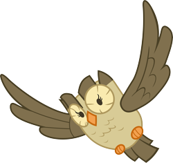 Size: 6355x6000 | Tagged: safe, artist:cooltomorrowkid, imported from derpibooru, owlowiscious, bird, owl, absurd resolution, animal, flying, male, pet, simple background, solo, transparent background, vector